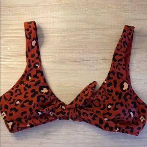 Hollister Cheetah Bikini Top